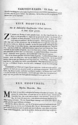 XXX. Hooftdeel. Myrrha Mineralis. Mor.