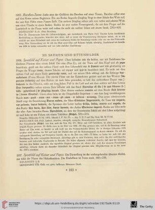 XII. Satiren und Sittenbilder