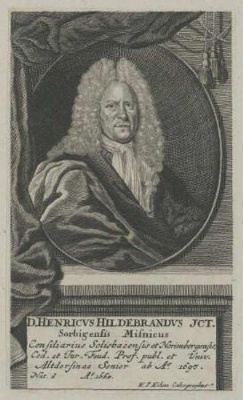 Bildnis des Henricvs Hildebrandvs
