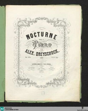 Nocturne pour le piano : oe. 102