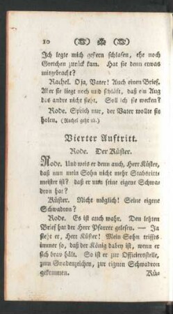 Vierter Auftritt. Rode. Der Küster