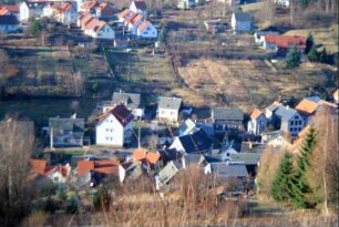 Blick auf den Pochwerksgrund mit seinen Häusern