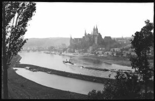 Meißen. Blick von Proschwitz auf Meißen