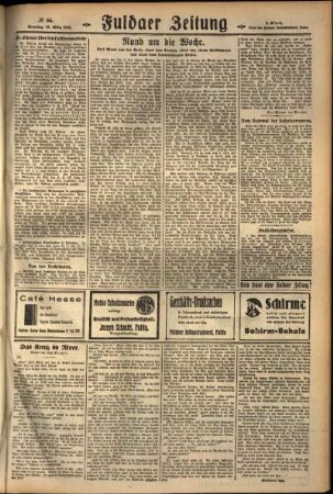 Zweite Ausgabe vom Sonntag, den 18. März 1928.