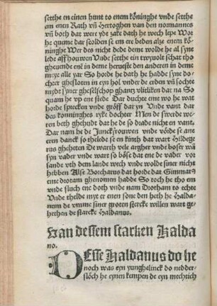 van dessem starken Haldano.