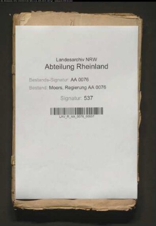 Bau einer katholischen Kirche und Anstellung eines eigenen Pastors II