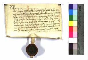 Verschreibung des Spitals zu Esslingen gegen der Herrschaft Württemberg wegen der ausgewechselten Leibeigenen