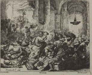 Christus vertreibt die Händler aus dem Tempel