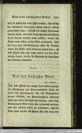 Vier und funfzigster Brief
