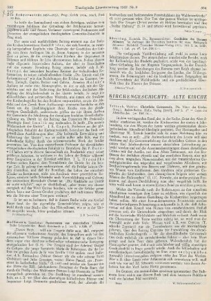 593-594 [Rezension] Hoffmann, Lieselotte, Protestanten aus romanischen Ländern