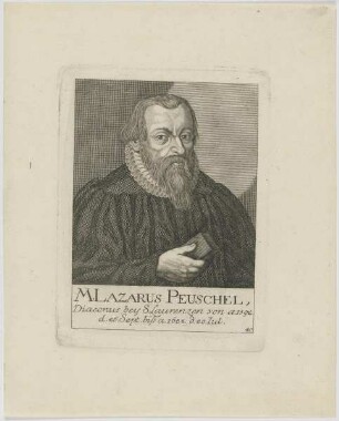 Bildnis des Lazarus Peuschel