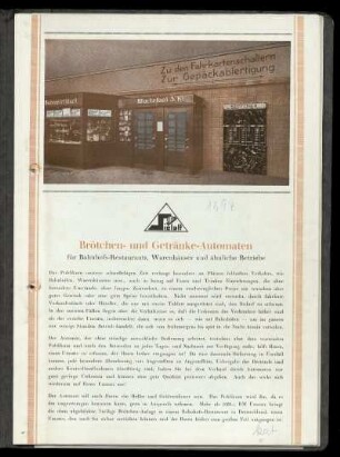 Brötchen- und Getränke-Automaten
