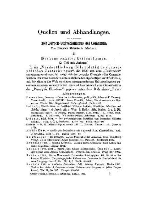 Der Barock-Universalismus des Comenius : II/2