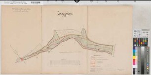 Heisberg (Freudenberg), Teilung von Heisberg, Wiesenmelioration - Lageplan des Bennseifentales