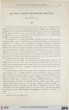 25: Les plus anciens monuments égyptiens, [3]