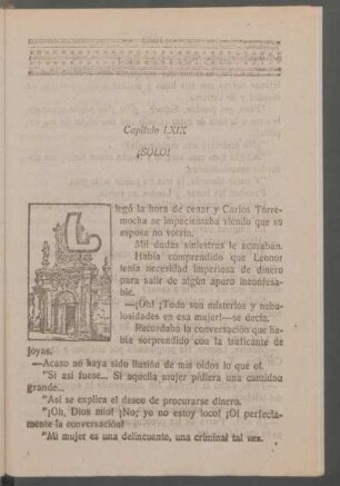 Capítulo LXIX - ¡Solo!