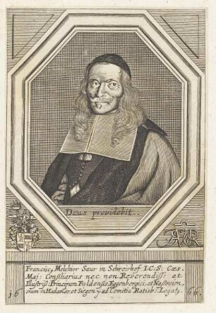 Bildnis des Franciscus Melchior Saur in Schreirhof