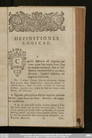 Definitiones Logicae.