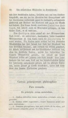 48-80 Leibnitzens ungedruckte: Animadversiones ad Cartesii principia philosophiae (Schluß)