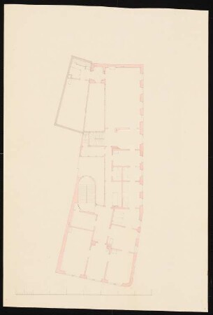 Wohn- und Geschäftshaus, Magdeburg: Grundriss Obergeschoss
