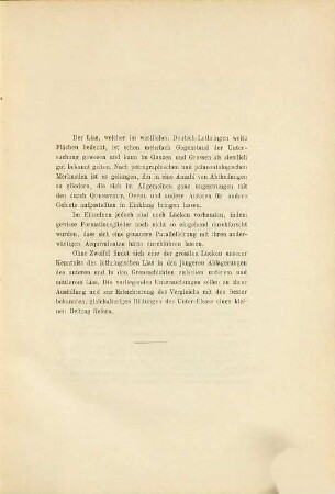 Die obere Abtheilung des unteren Lias in Deutsch-Lothringen