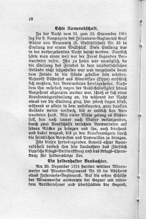 Echte Kameradschaft.