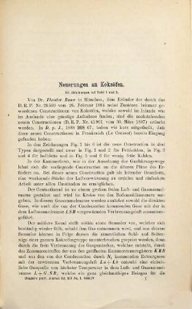 Dingler's polytechnisches Journal. 270. 1888
