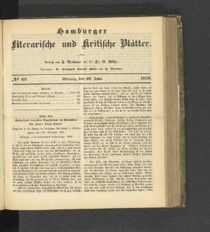 No. 69. 10. Juni 1850