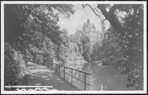 Kriebstein. Burg mit Stausee