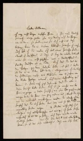 Nr. 21: Brief von Heinrich Ewald an August Dillmann, Göttingen, 11.12.1854