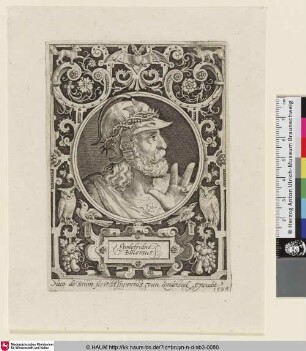Godefridus Bulonius [Gottfried IV. von Bouillon; Godfrey of Bullion]