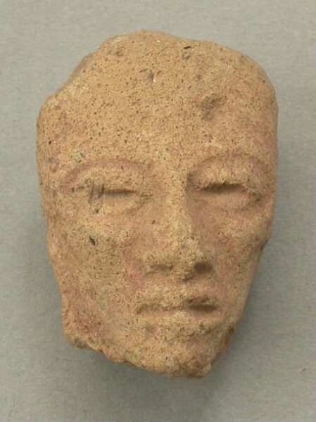 Clay head (fragment)