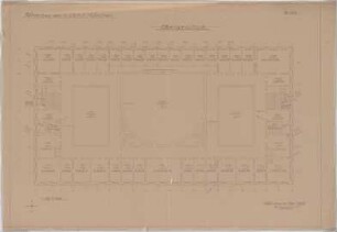 Troost, Paul Ludwig; München, Arcisstr. 12; Führerbau der NSDAP - Obergeschoss (Grundriss)