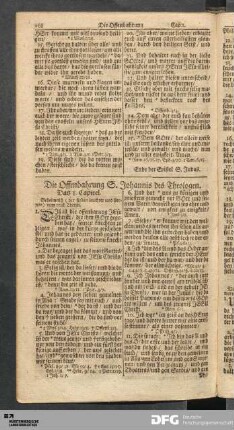 Die Offenbahrung S. Johannis des Theologen.