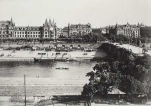 Jägerkaserne : Jägerkaserne, Sachsenplatz und Amtsgericht
