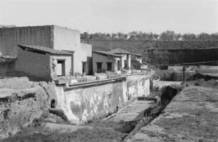 Blick auf die Ruinen der antiken Stadt Herculaneum