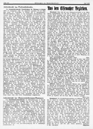 Jahresbericht des Diakonissenhauses