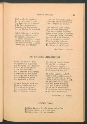 El gaucho argentino