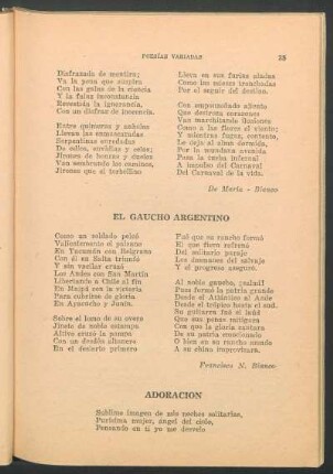El gaucho argentino