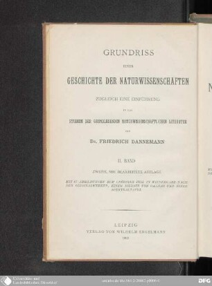 2: Die Entwicklung der Naturwissenschaften