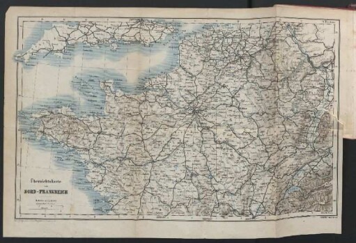 Übersichtskarte von Nord-Frankreich