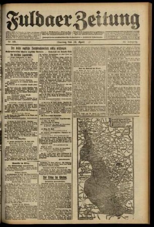 Ausgabe vom Montag, den 30. April 1917.