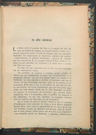 El año musical