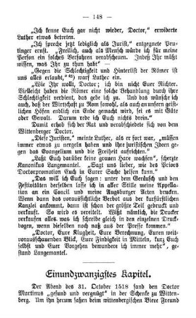 Einundzwanzigstes Kapitel