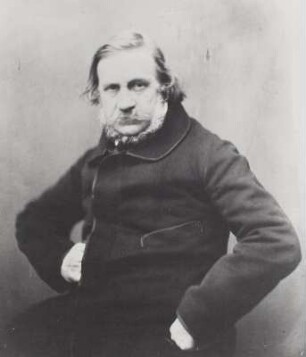 Porträt August Grahl (1791-1868; Miniaturmaler). Fotografie um 1865. Dresden: Kupferstich-Kabinett D 1917-210