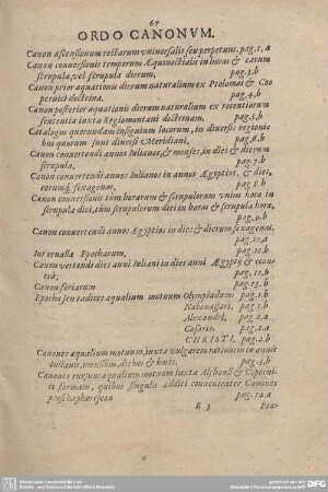 ORDO CANONUM.