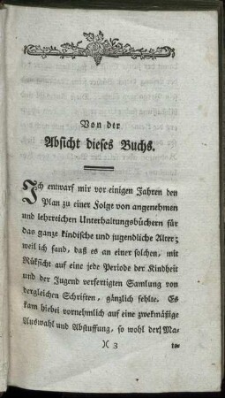 Von der Absicht dieses Buchs.