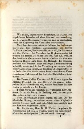 Bericht. 6. 1864/65 (1865)