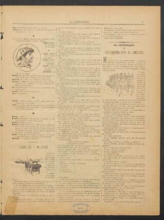 El Centenario del Descubrimiento de América
