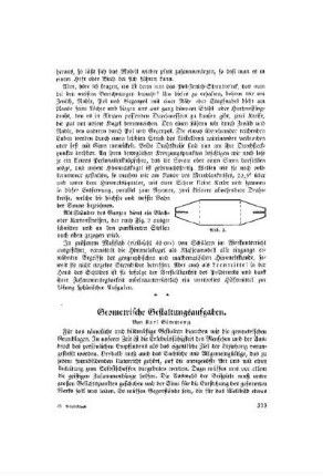 Geometrische Gestaltungsaufgaben